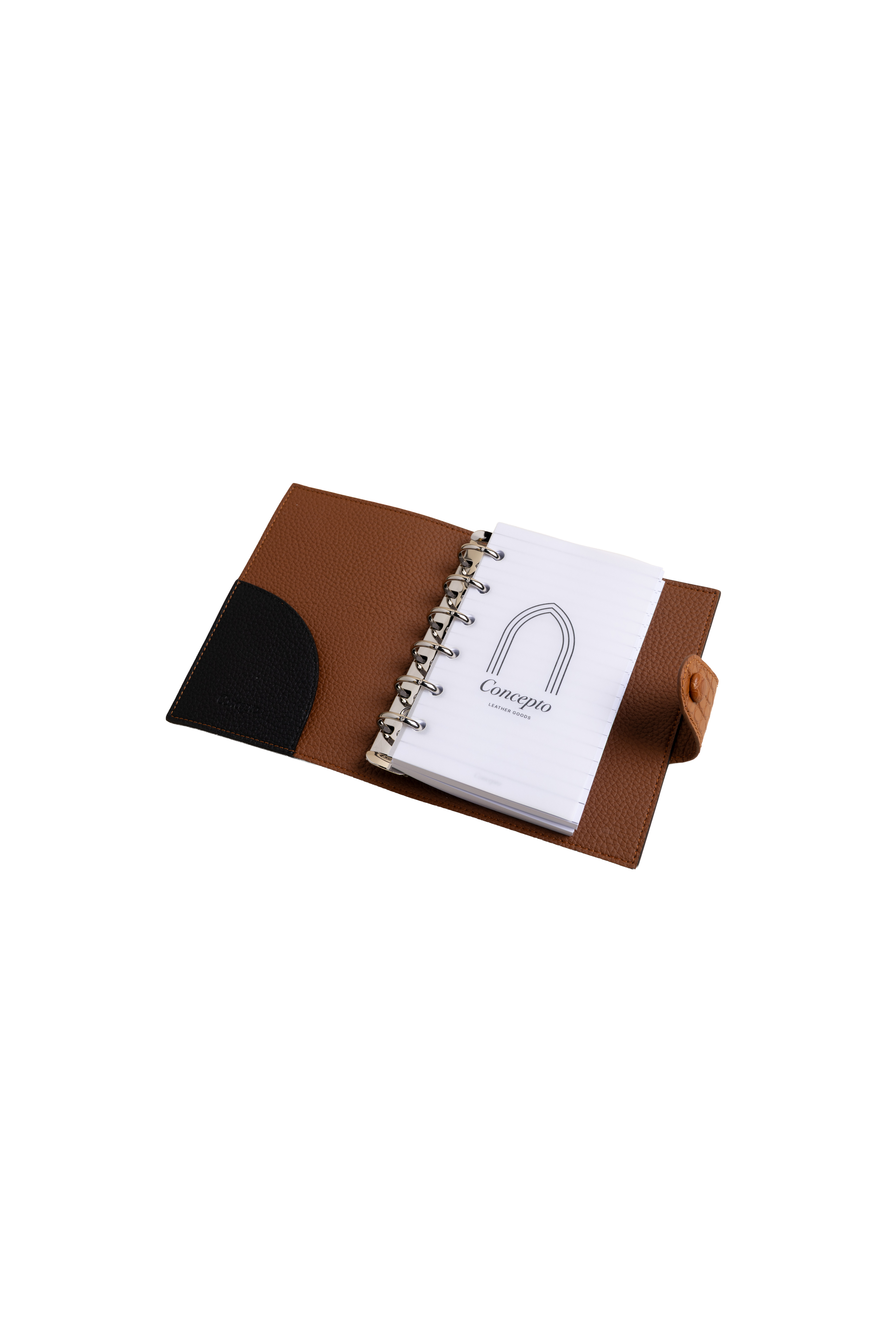 Small Black/Camel Notebook