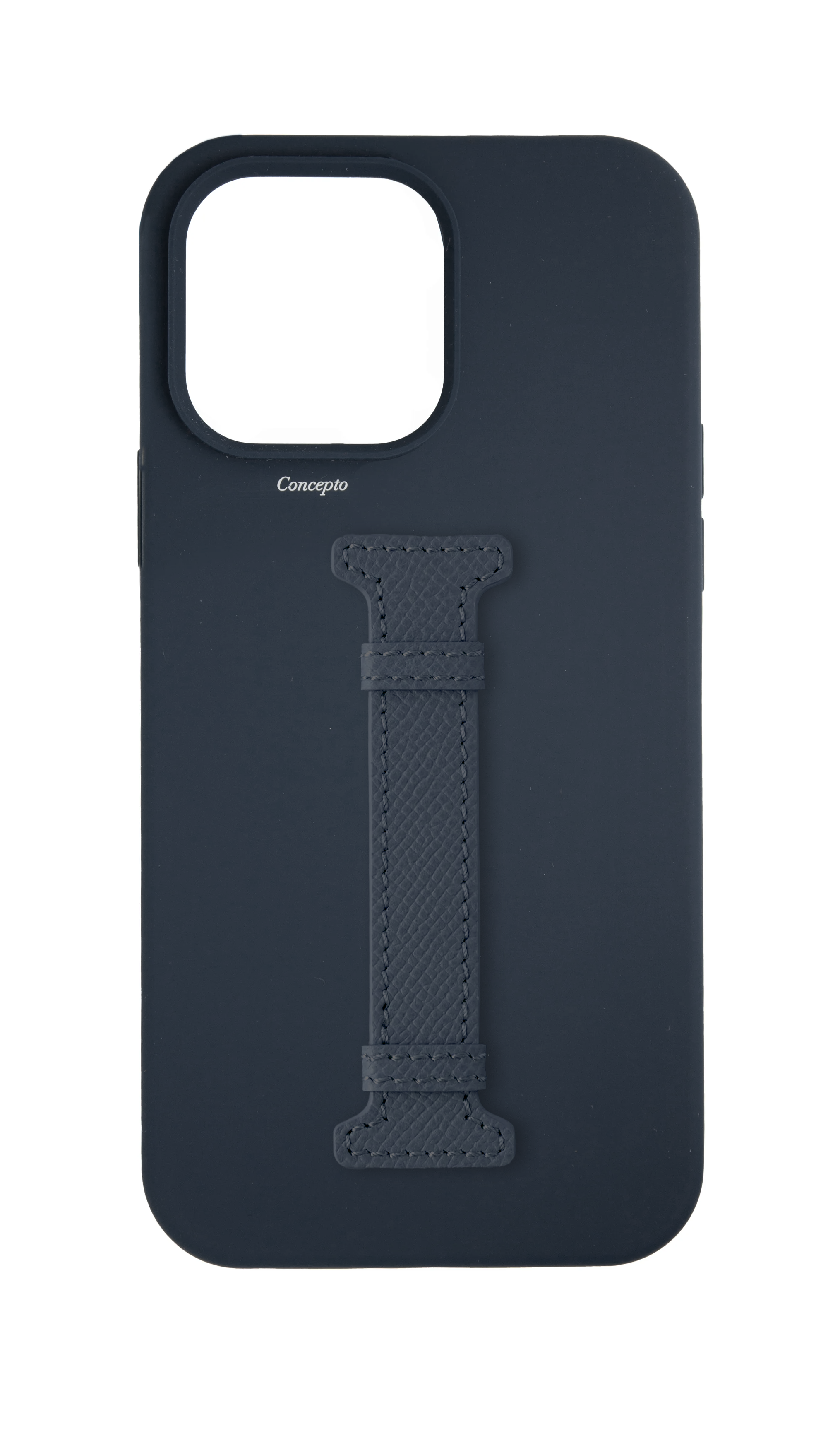 Dark Navy Silicon Middle Strap Case