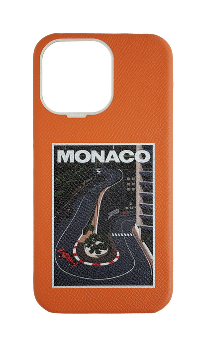 Orange Strapless Epsom Case - Monaco