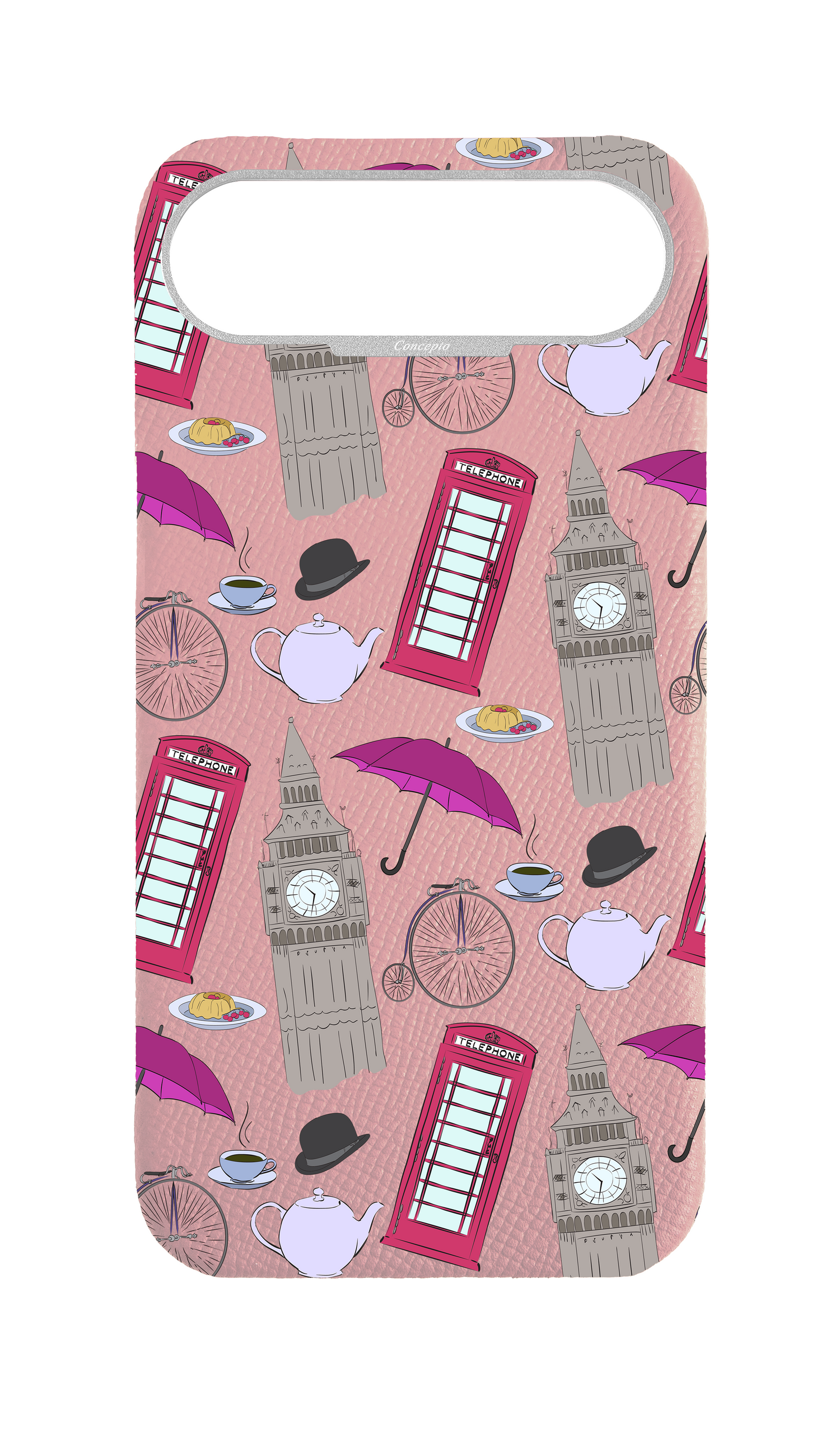 Pink Strapless Case - London Icons