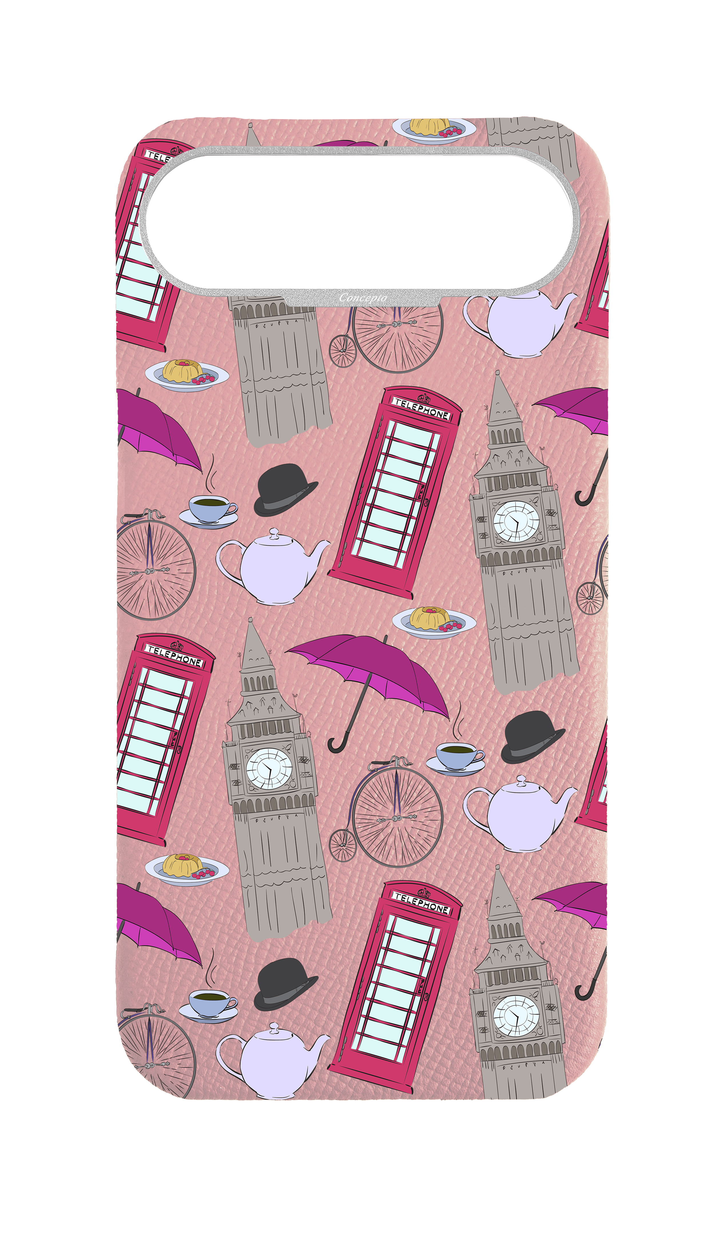 Pink Strapless Case - London Icons