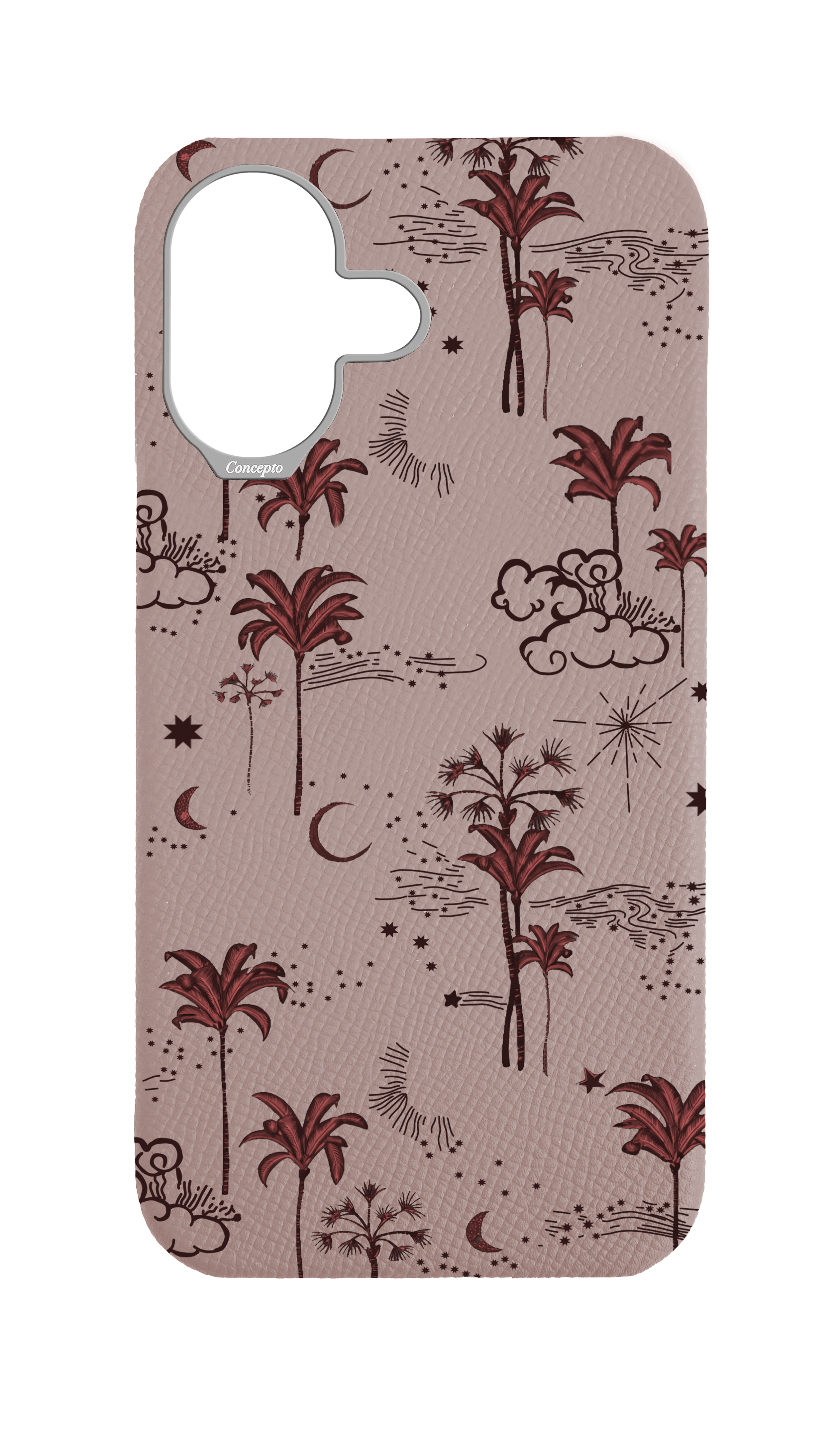 Blush Pink Strapless Case - Crescent Oasis