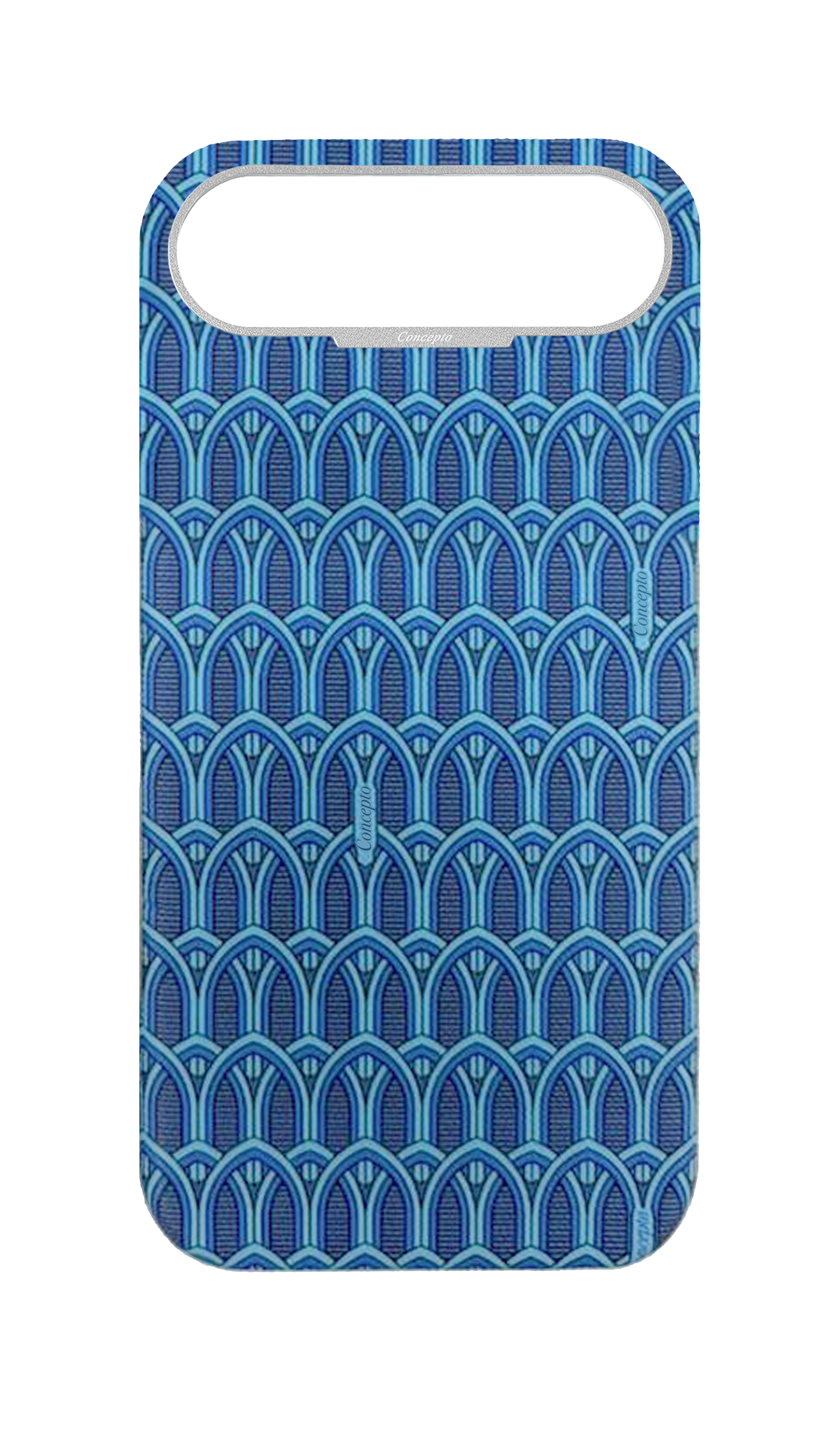 Blue Monogram Strapless Case