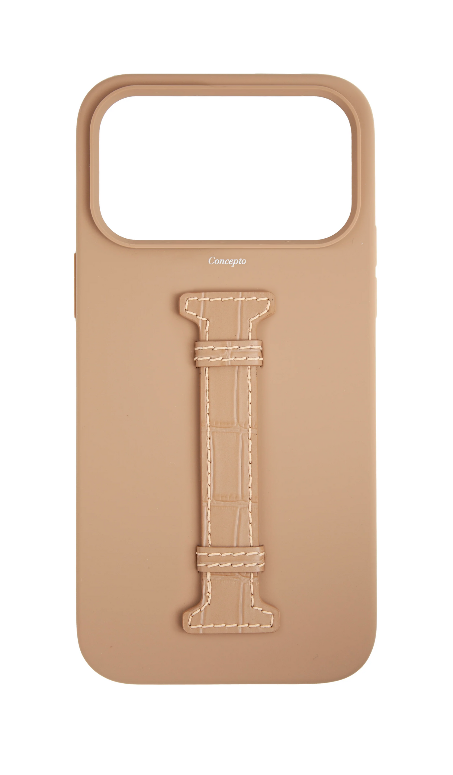 Nude Silicon Middle Strap Case