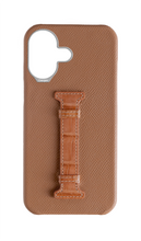 Soft Pink Exotic Crocodile Middle Strap Case