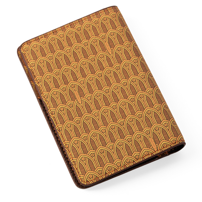 Yellow Monogram Passport Holder