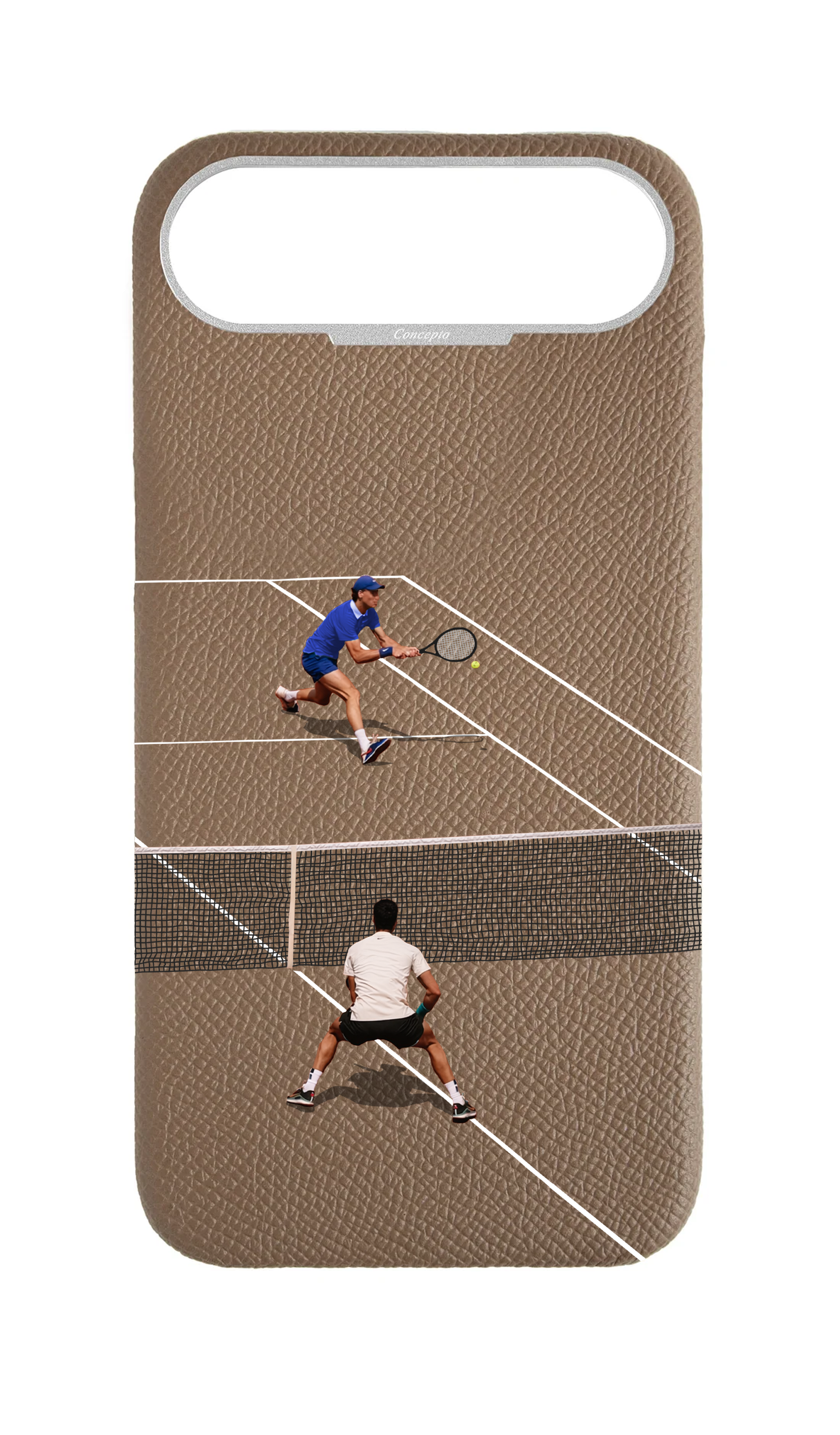 Taupe Strapless Case - Tennis