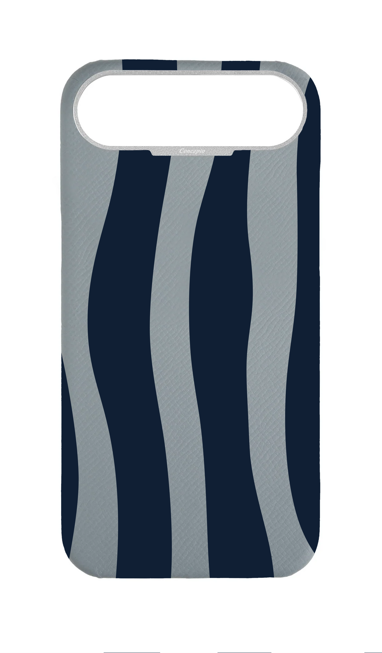 Light Blue Grey Strapless Case - Dancing Stripes
