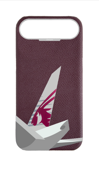 Maroon Strapless Epsom Case - QA Tail