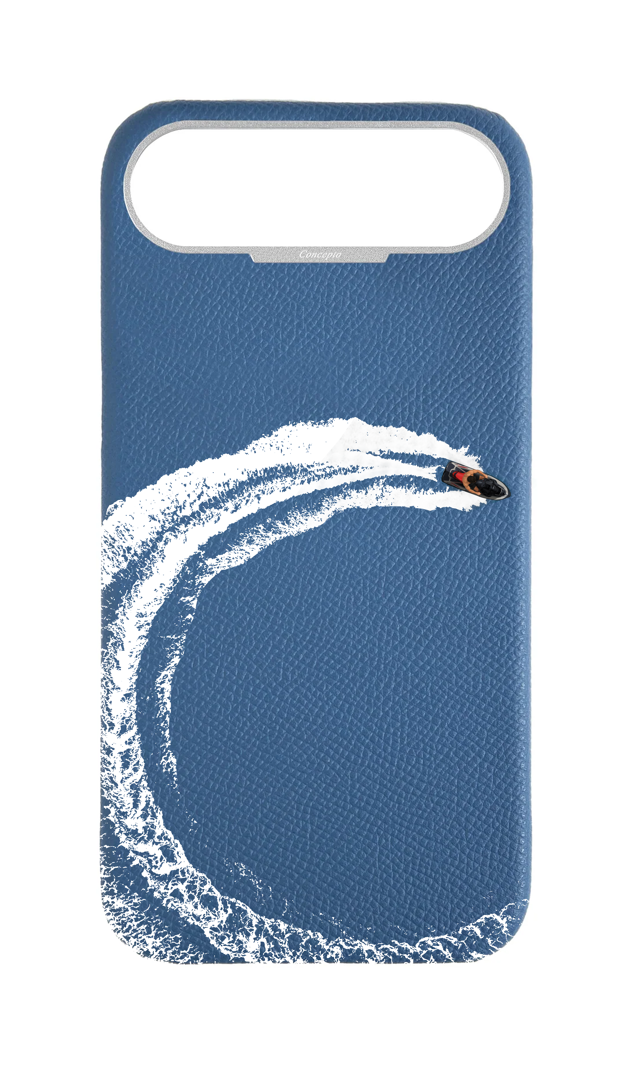 Blue Strapless Epsom Case - Jet Ski