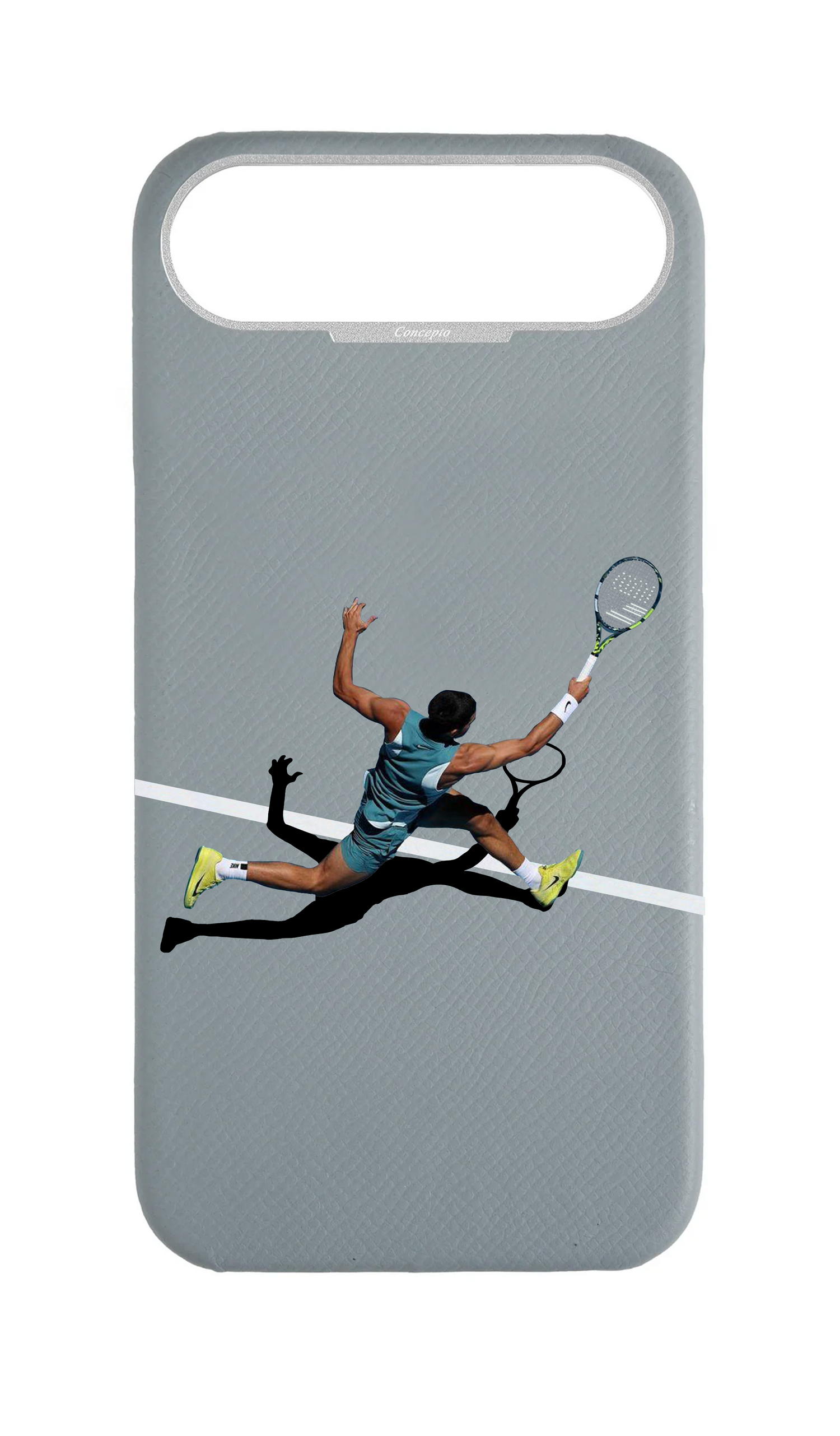 Light Blue Grey Strapless Case - Match Point