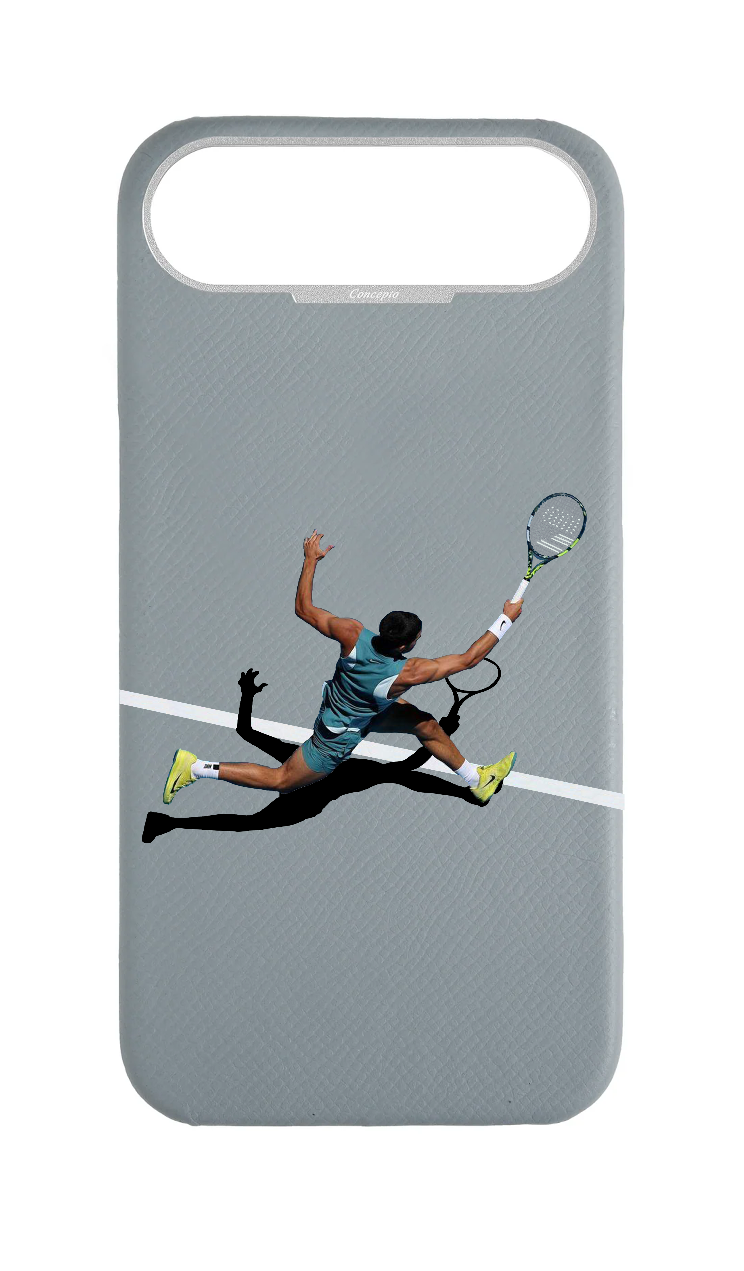 Light Blue Grey Strapless Case - Match Point