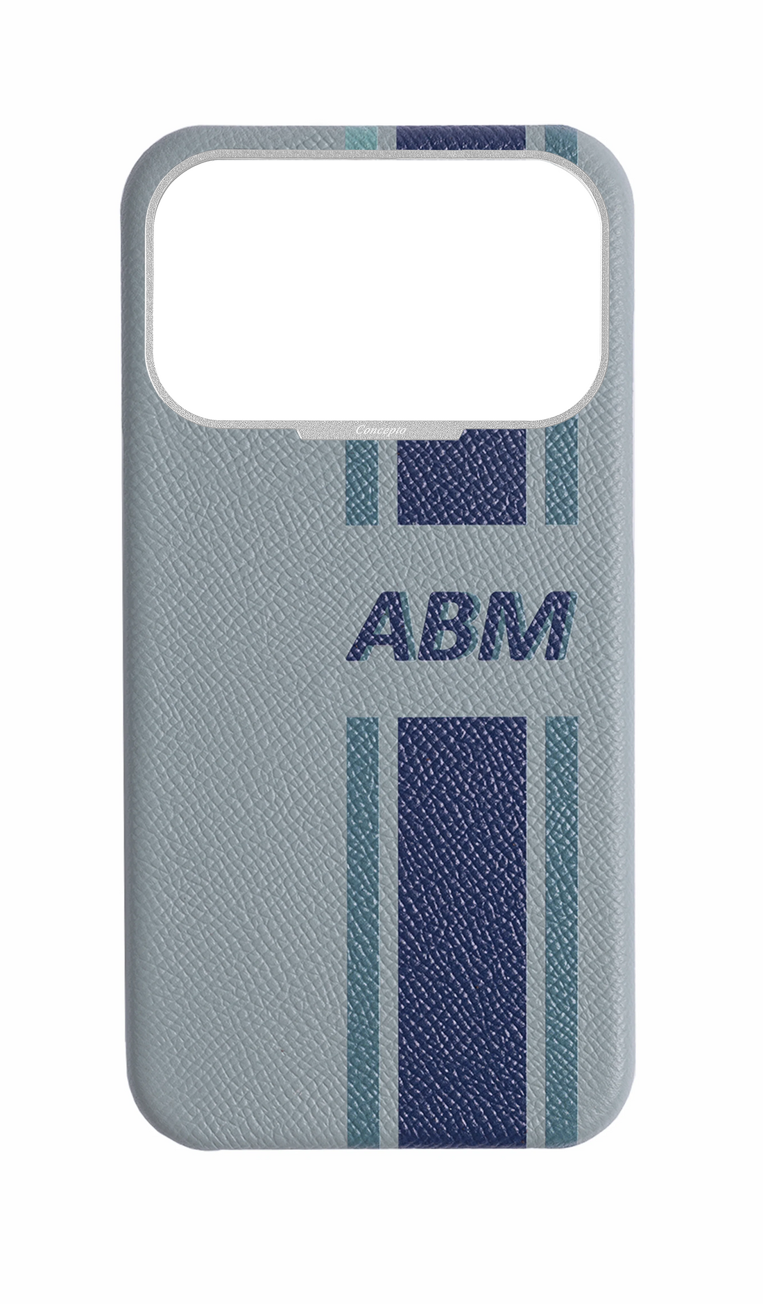 Striped Light Blue Grey Strapless Case