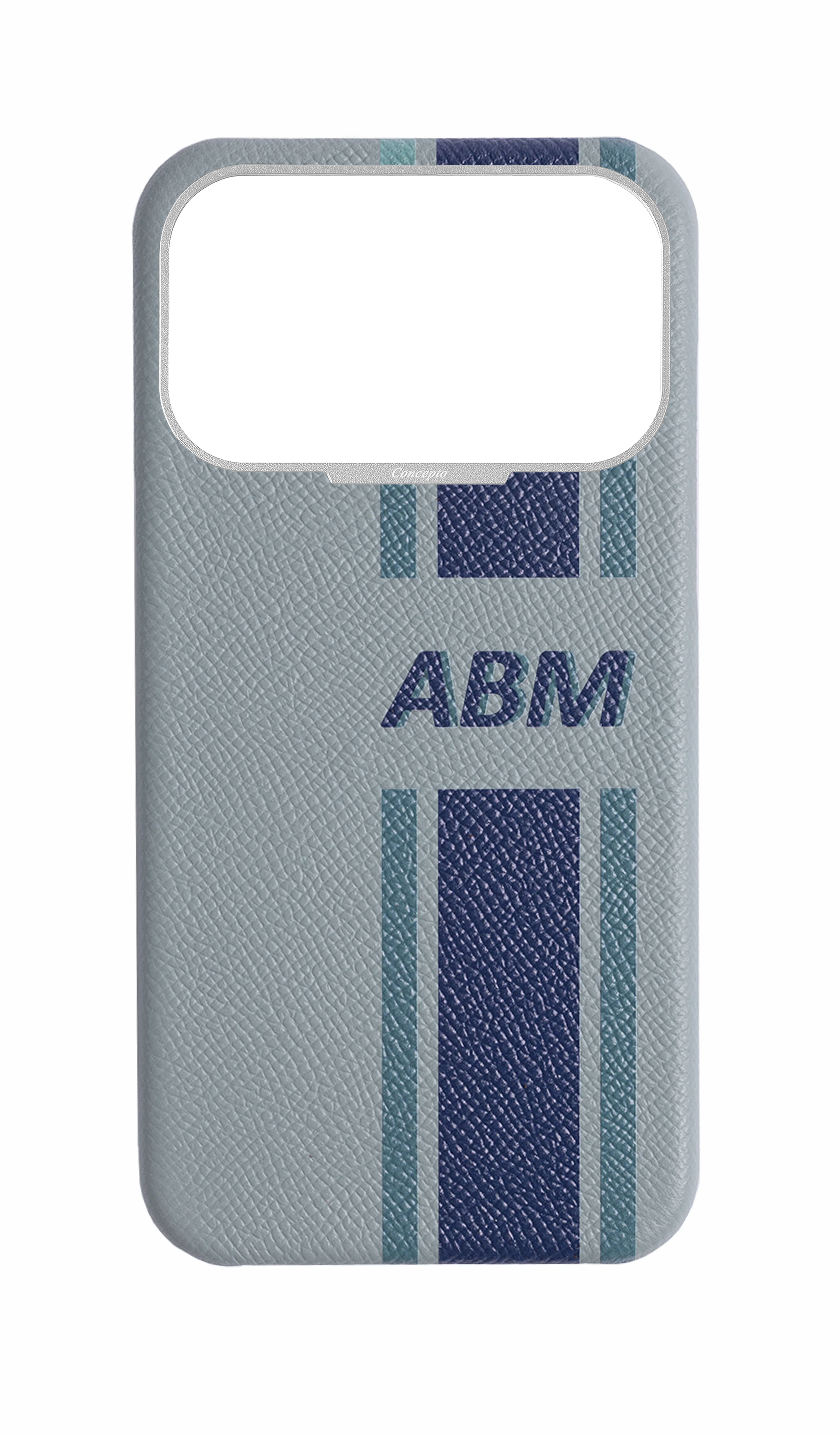 Striped Light Blue Grey Strapless Case