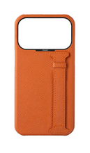 Orange Epsom Side Strap Case