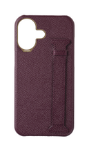 Maroon Epsom Side Strap Case