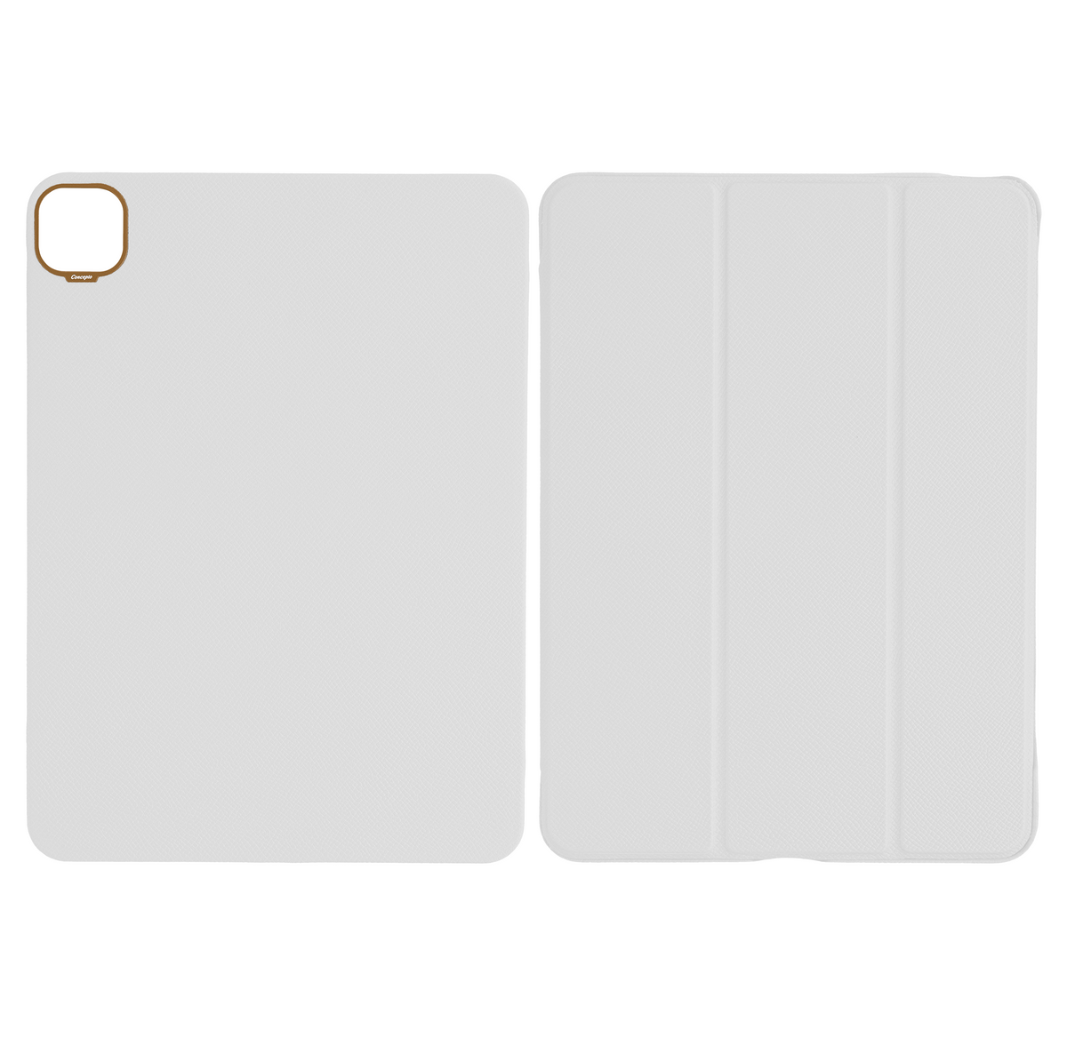White Epsom iPad Case