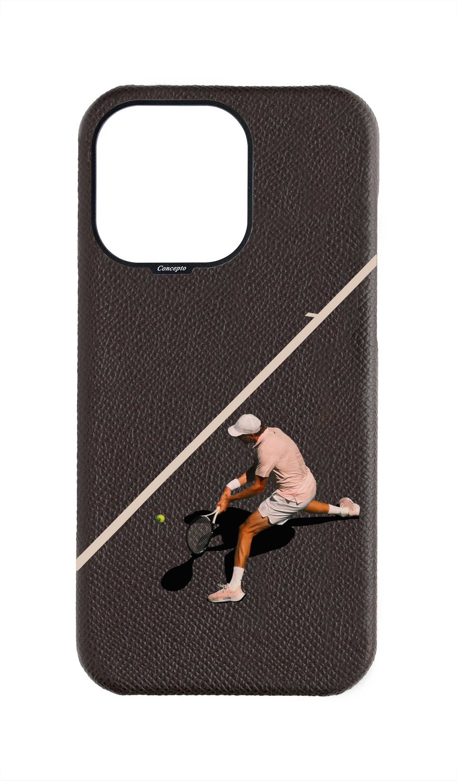 Brown Strapless Epsom Case - The Final Swing