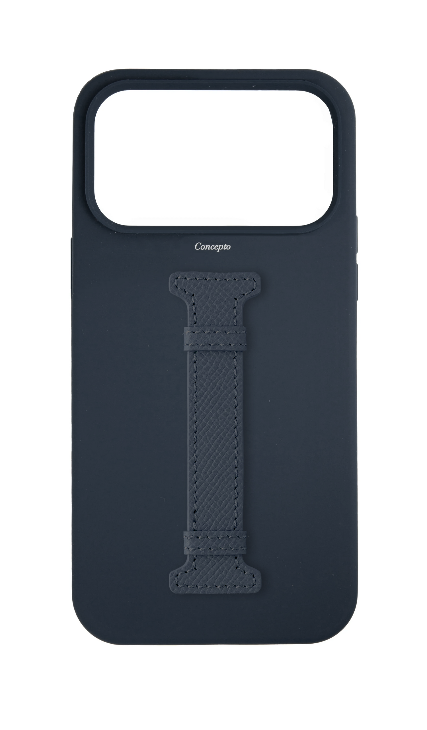 Dark Navy Silicon Middle Strap Case