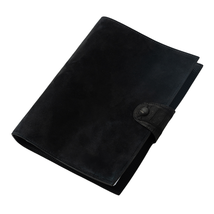 Black Suede Notebook