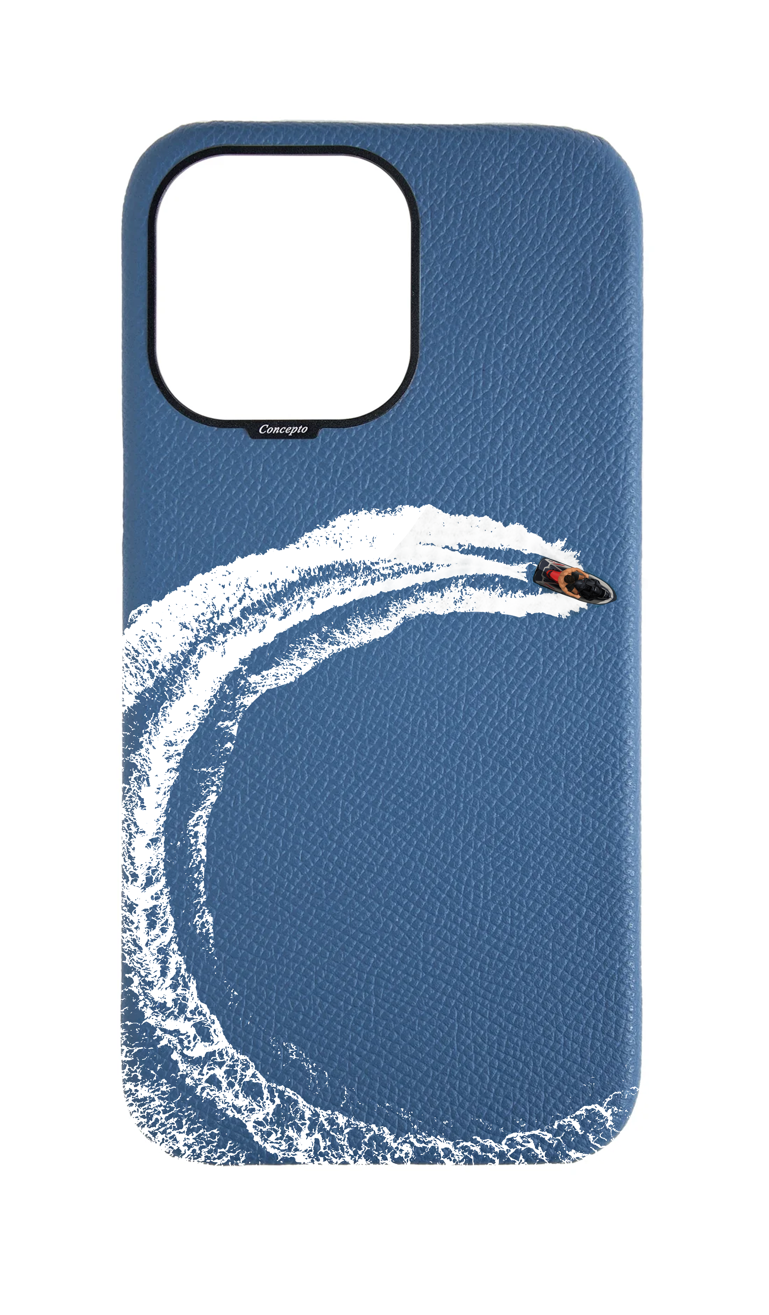 Blue Strapless Epsom Case - Jet Ski