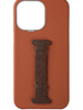 Tan / Brown Exotic Ostrich Middle Strap Case