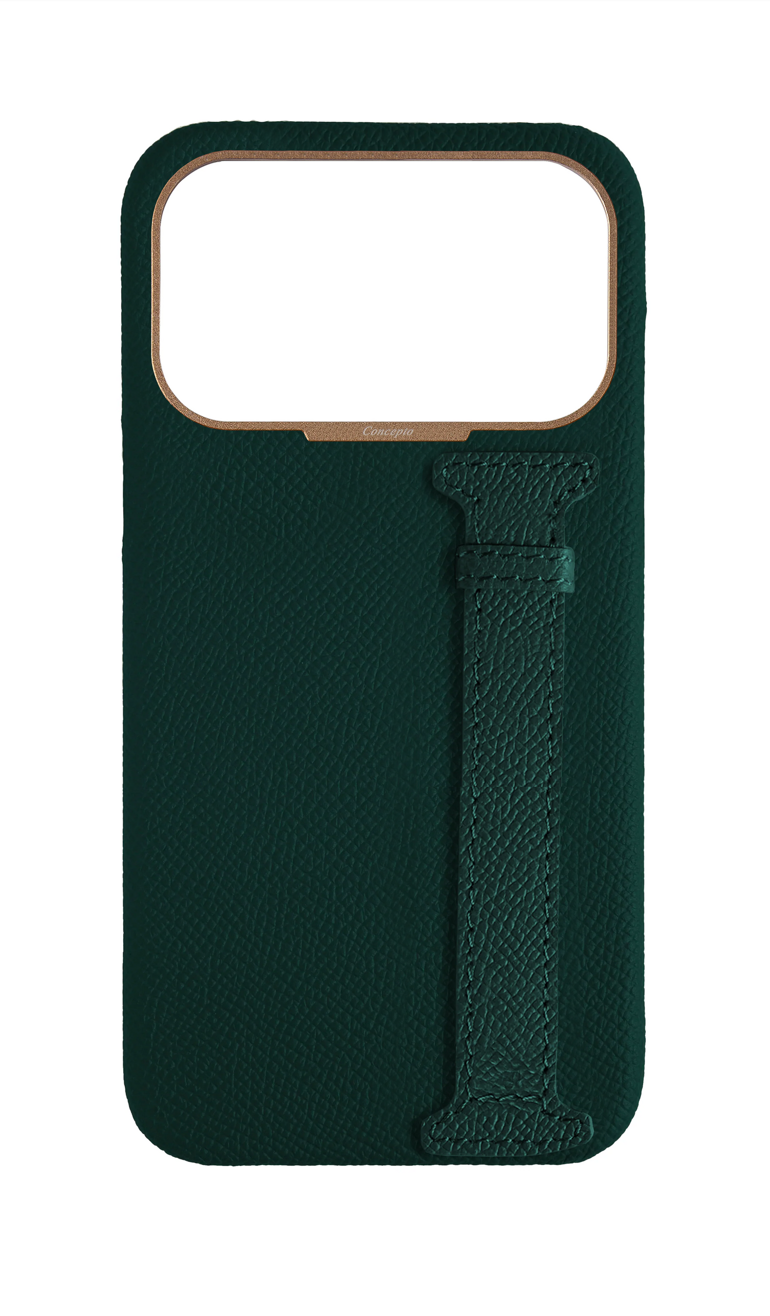 Green Epsom Side Strap Case