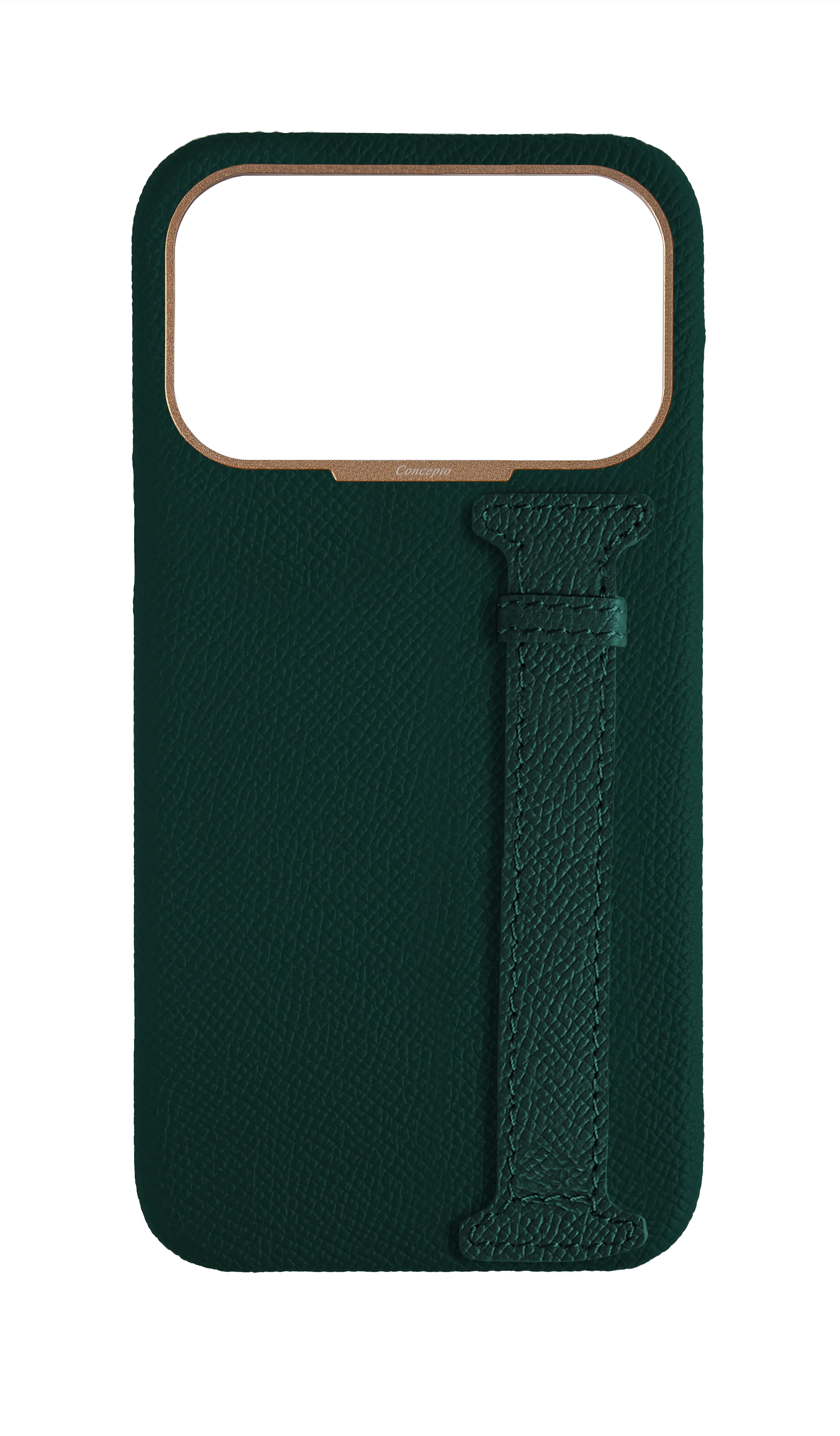 Green Epsom Side Strap Case