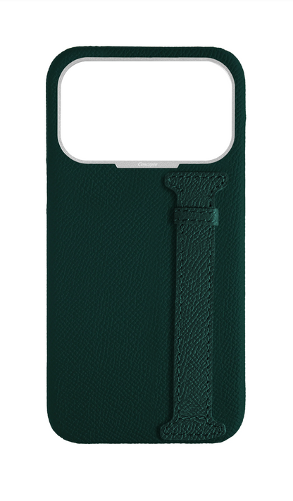 Green Epsom Side Strap Case