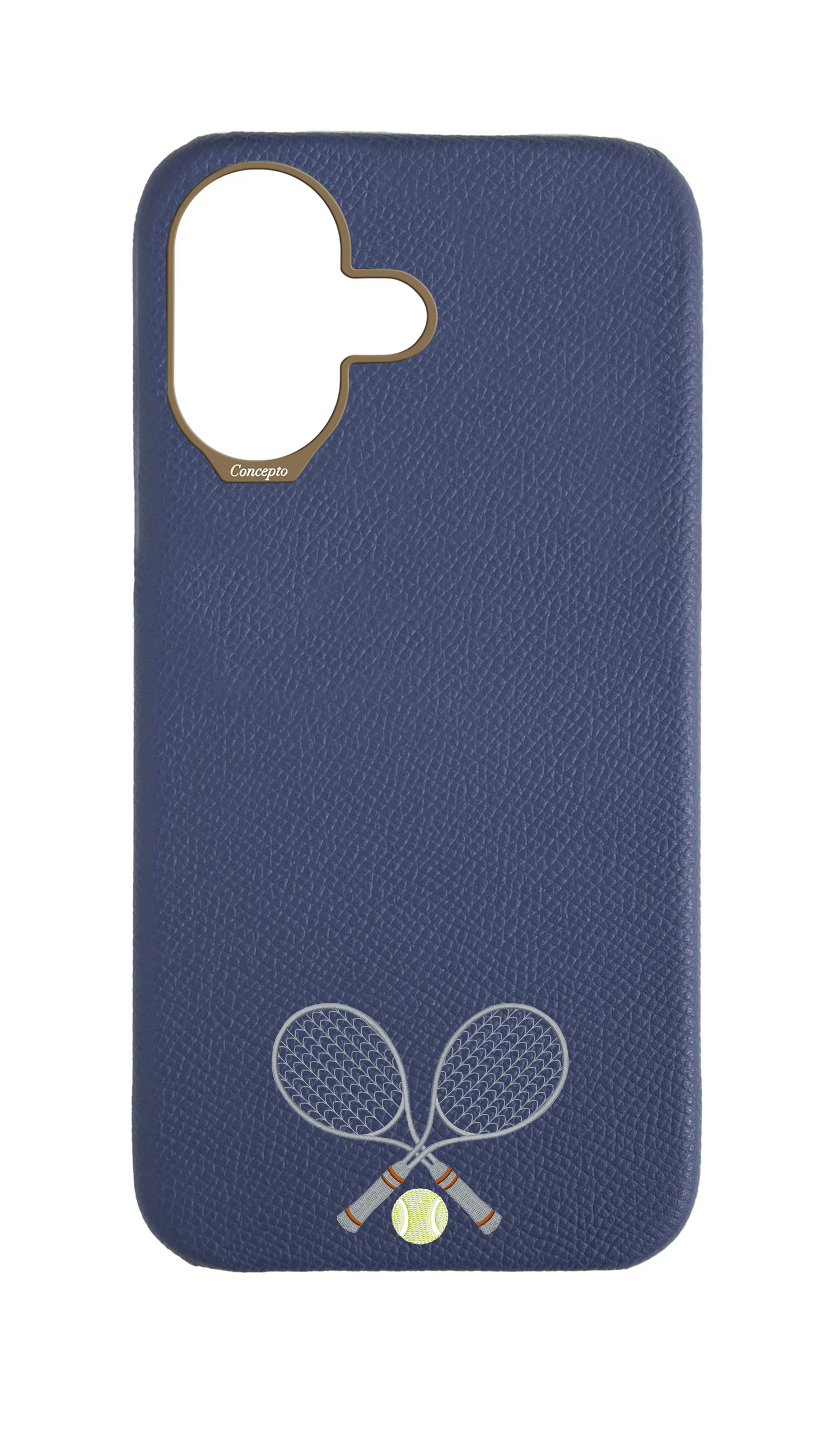 Navy Strapless Epsom Case - Concepto Arch Racket