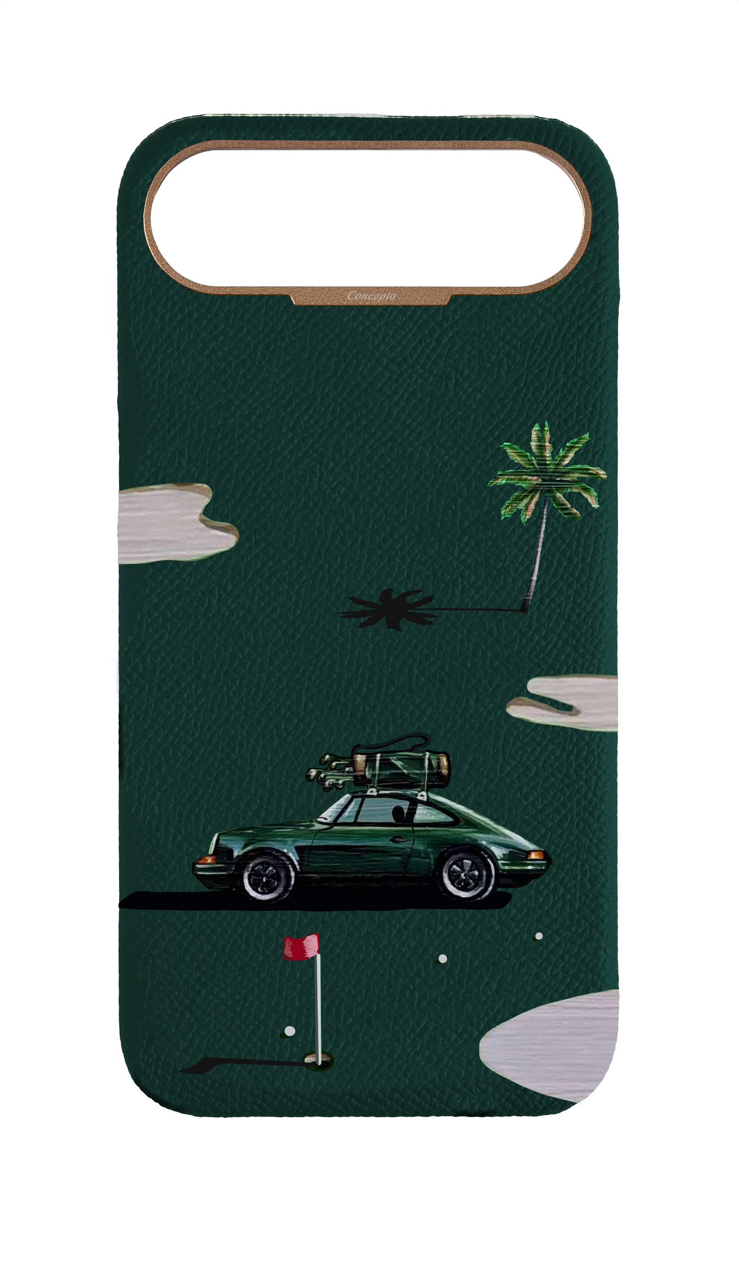 Green Strapless Case - Retro Golf