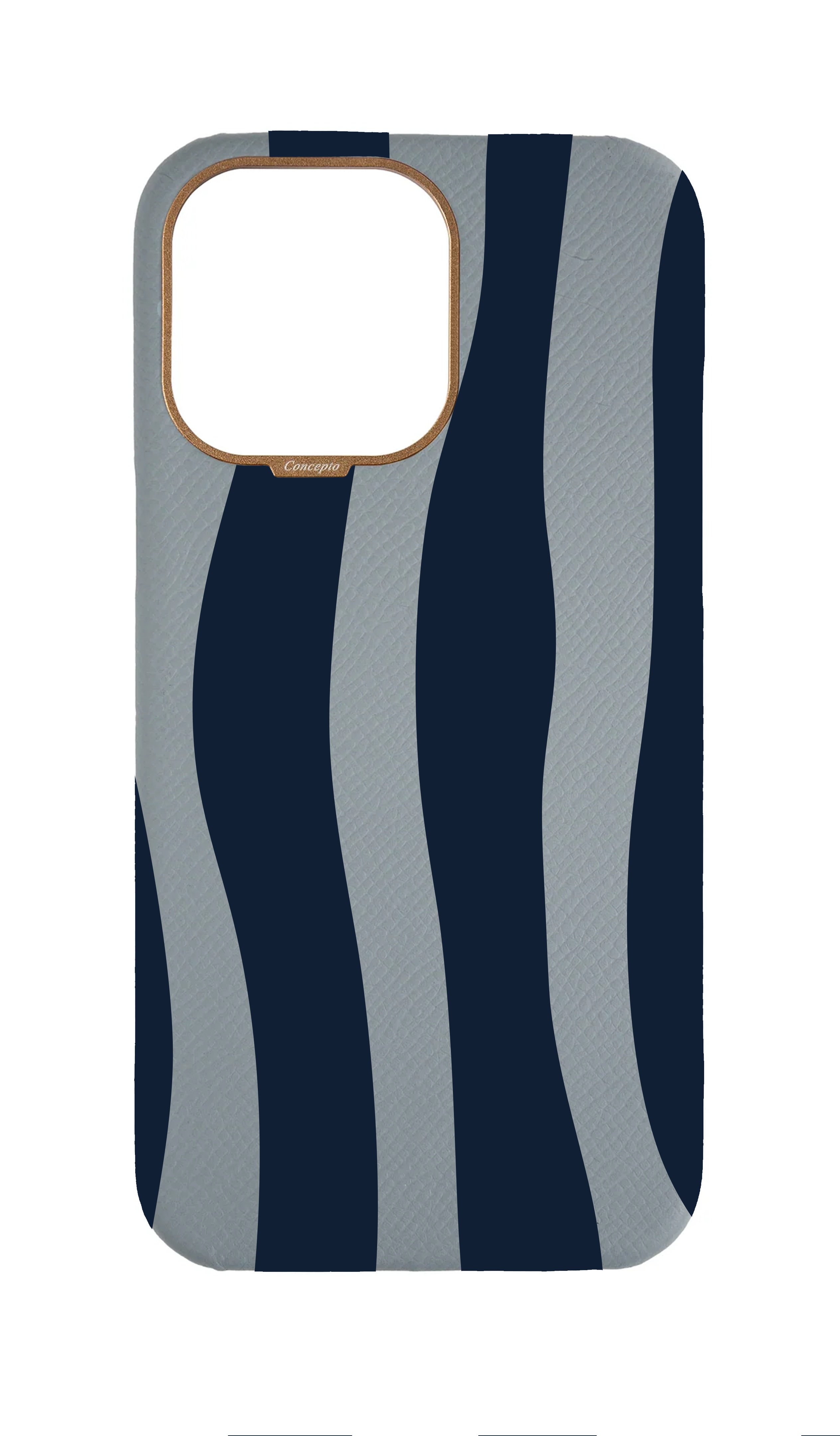 Light Blue Grey Strapless Case - Dancing Stripes
