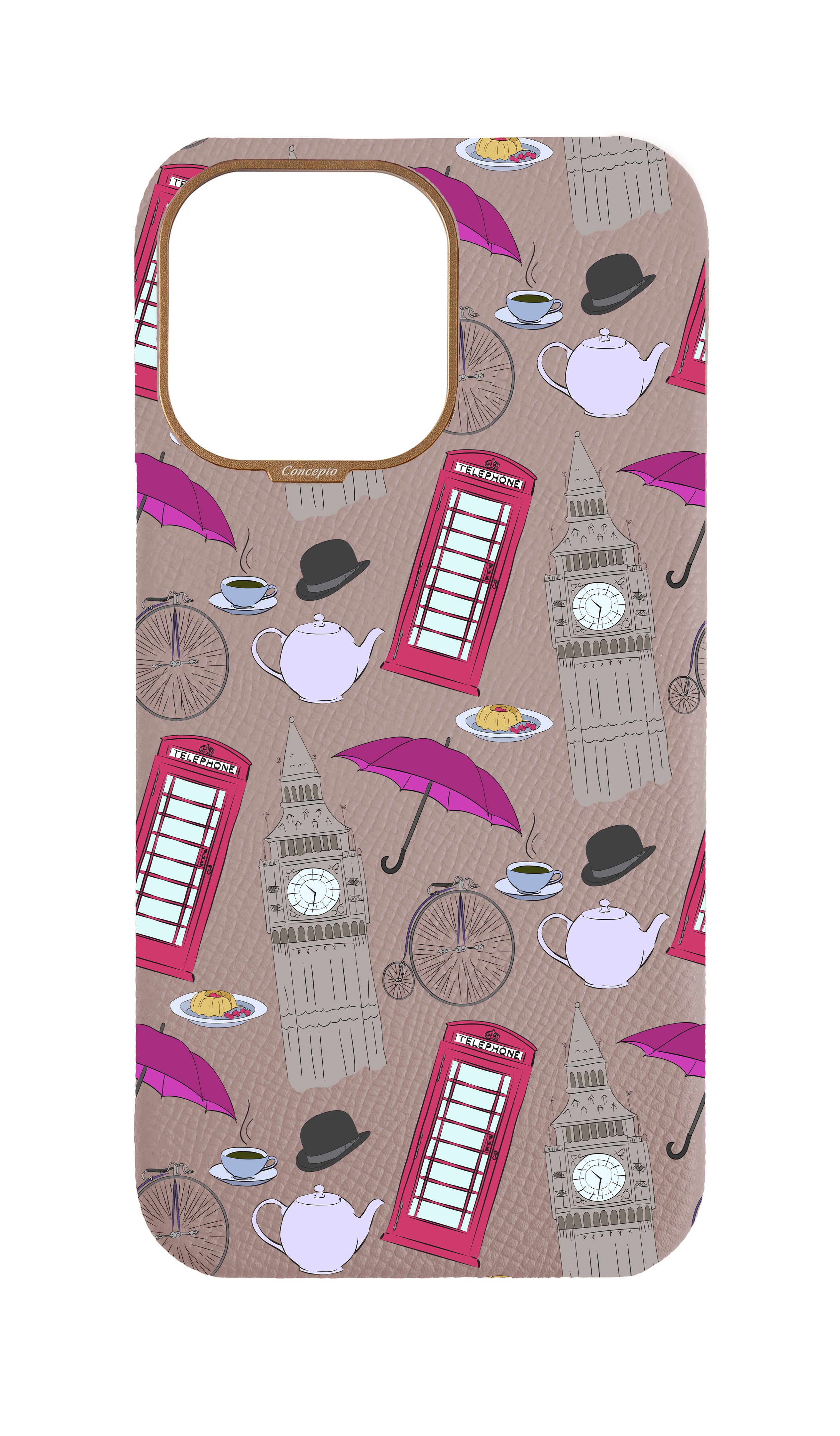 Blush Pink Strapless Case - London Icons