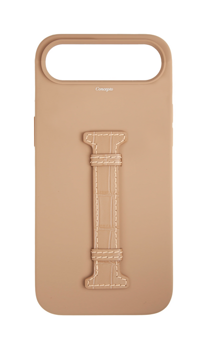 Nude Silicon Middle Strap Case