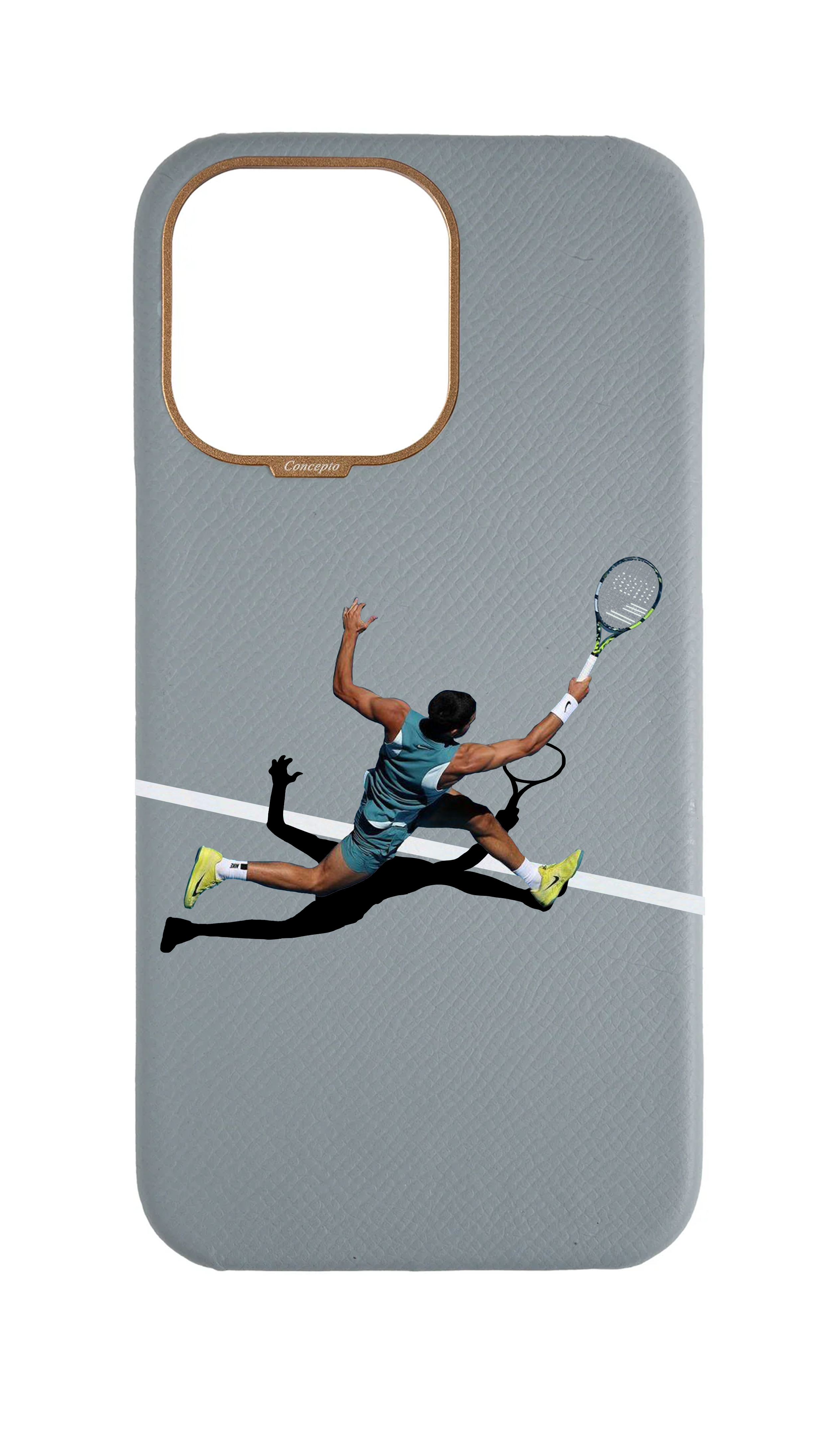 Light Blue Grey Strapless Case - Match Point