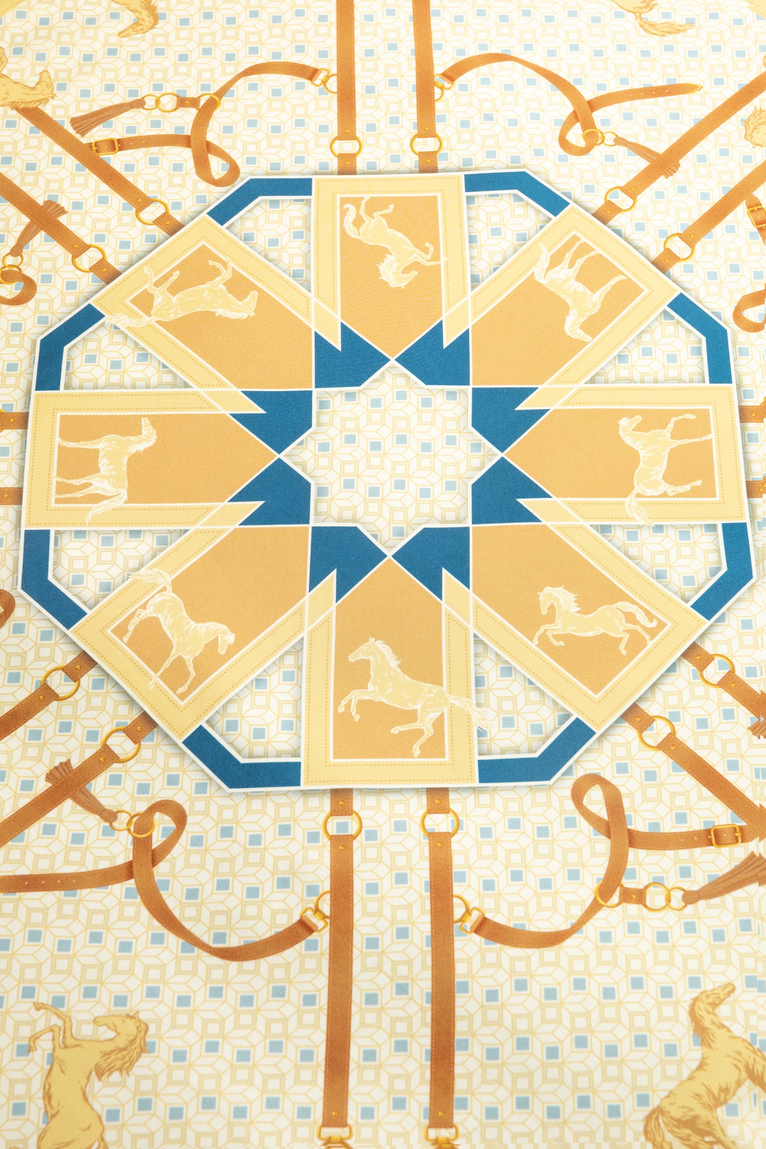 Qatar Equestrian Silk Scarf
