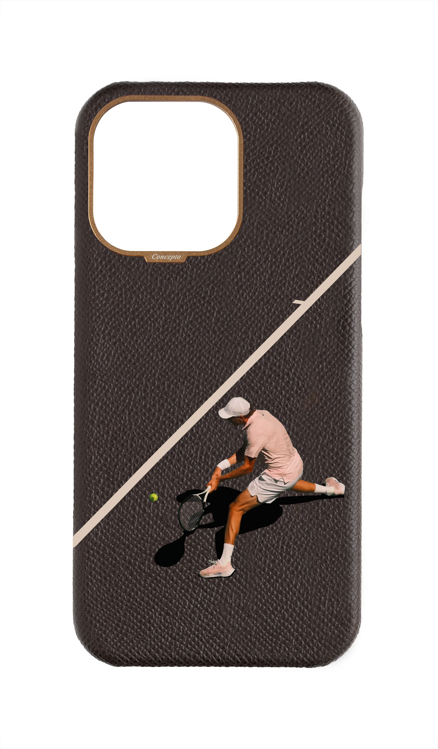 Brown Strapless Epsom Case - The Final Swing