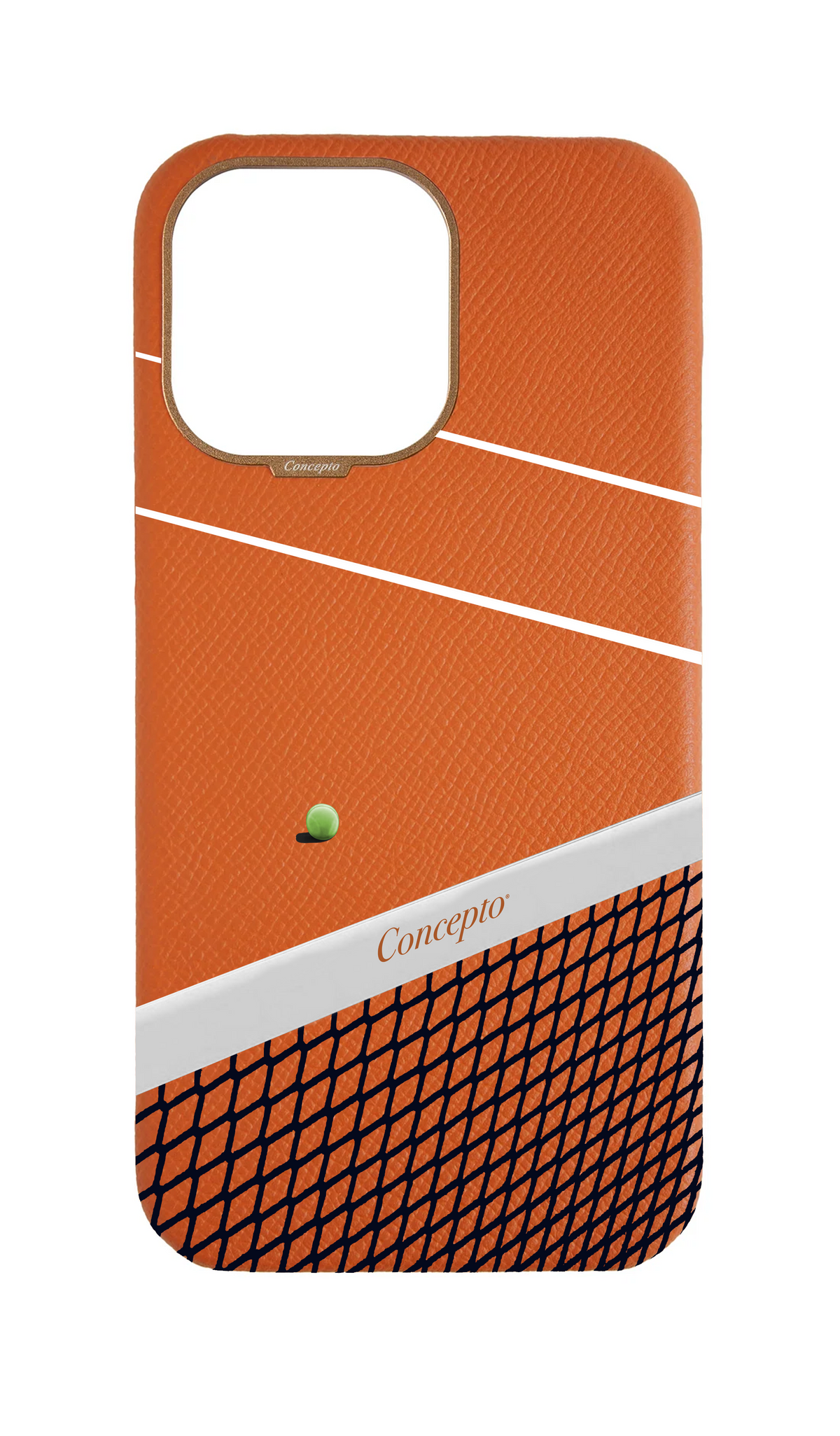 Orange Strapless Epsom Case - First Serve