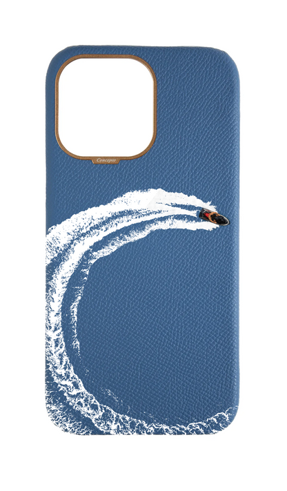 Blue Strapless Epsom Case - Jet Ski