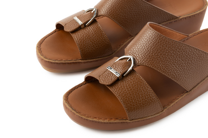 Tan Steel Arch Design Sandal