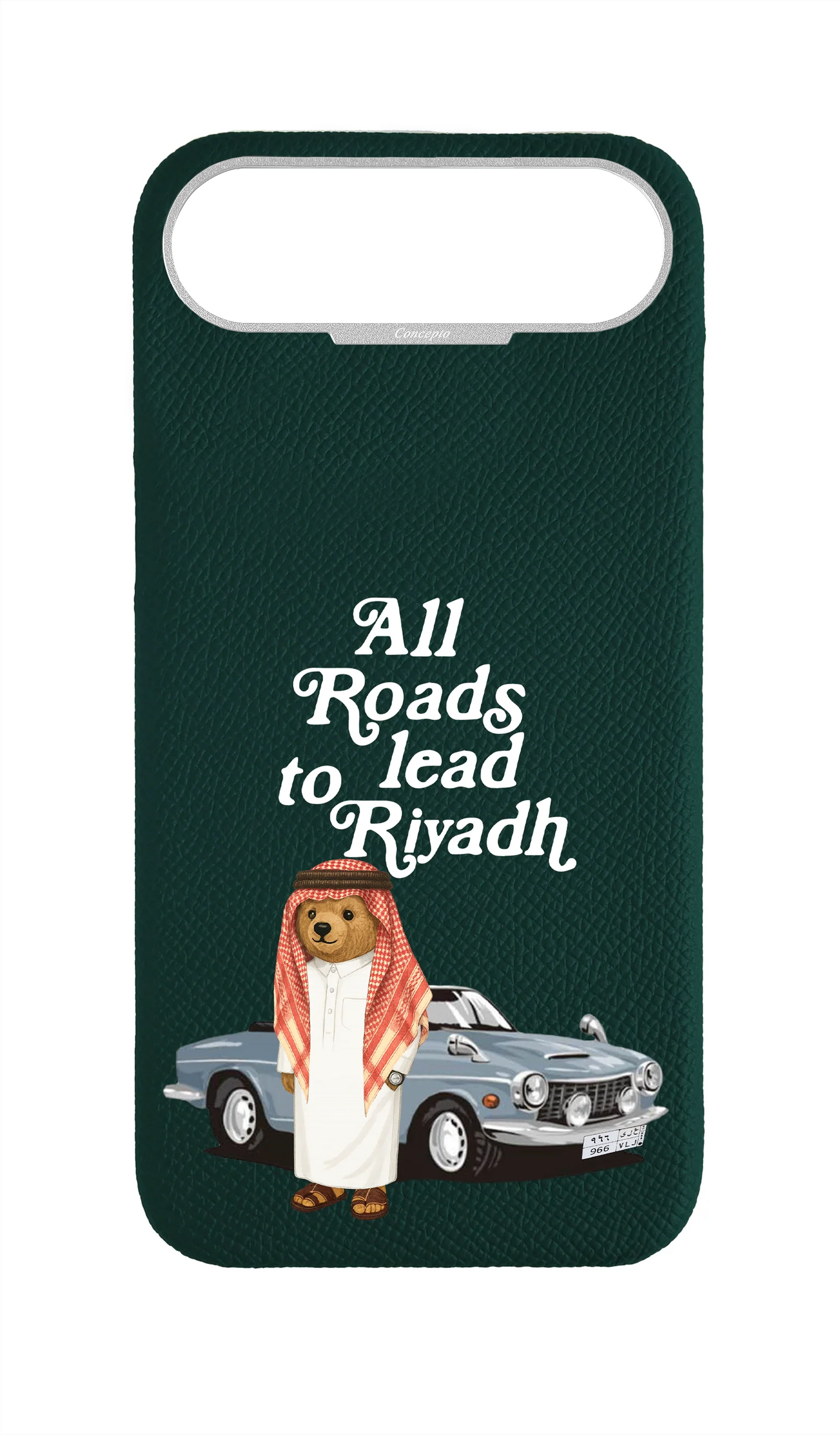 Green Epsom Strapless Case - Riyadh