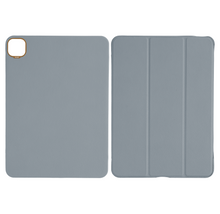 Light Blue Grey Epsom iPad Case