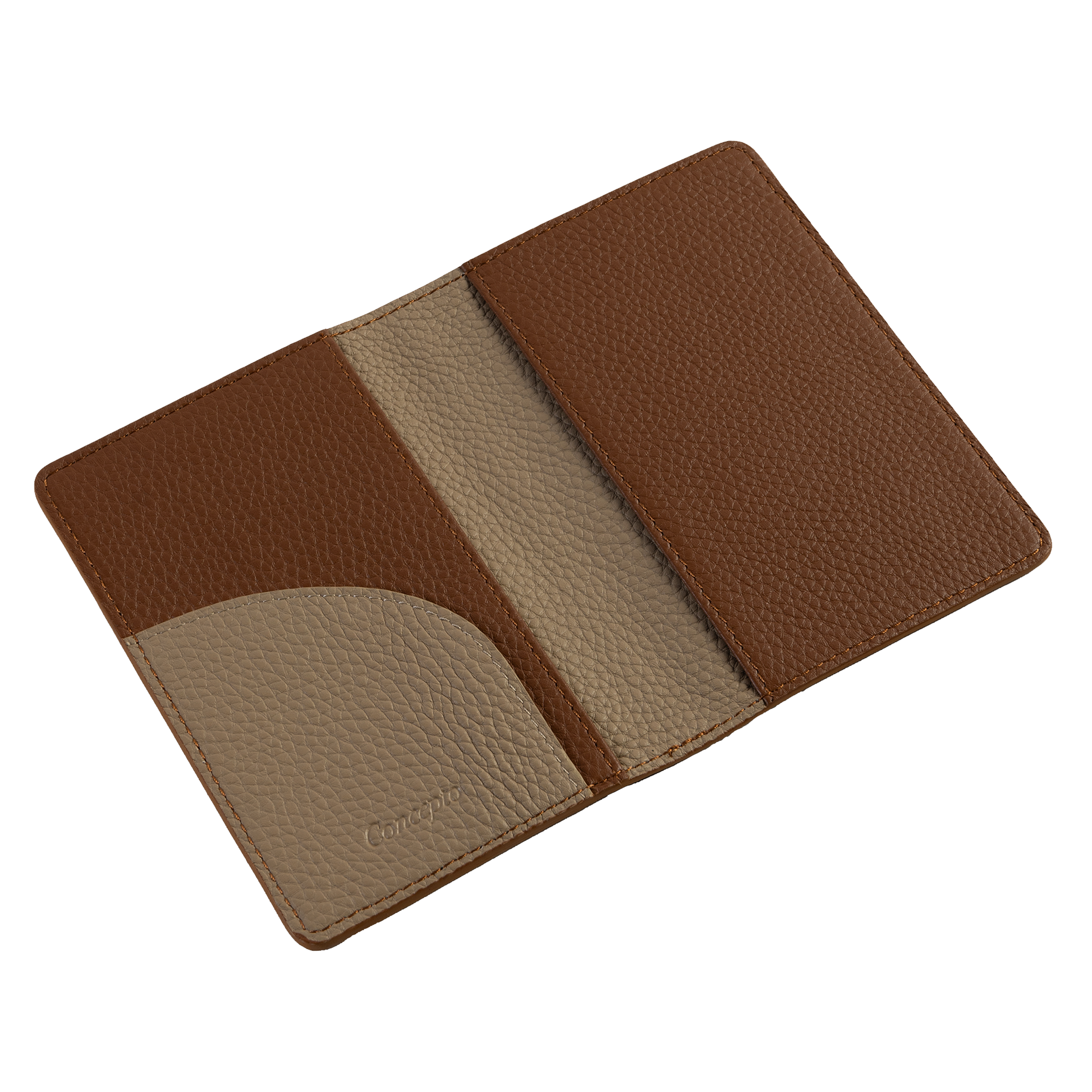 Tan Passport Holder