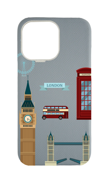 Light Blue Grey Strapless Case - The London Edit