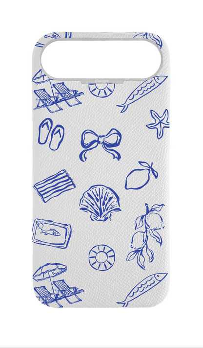 White Strapless Case - Coastal Escape