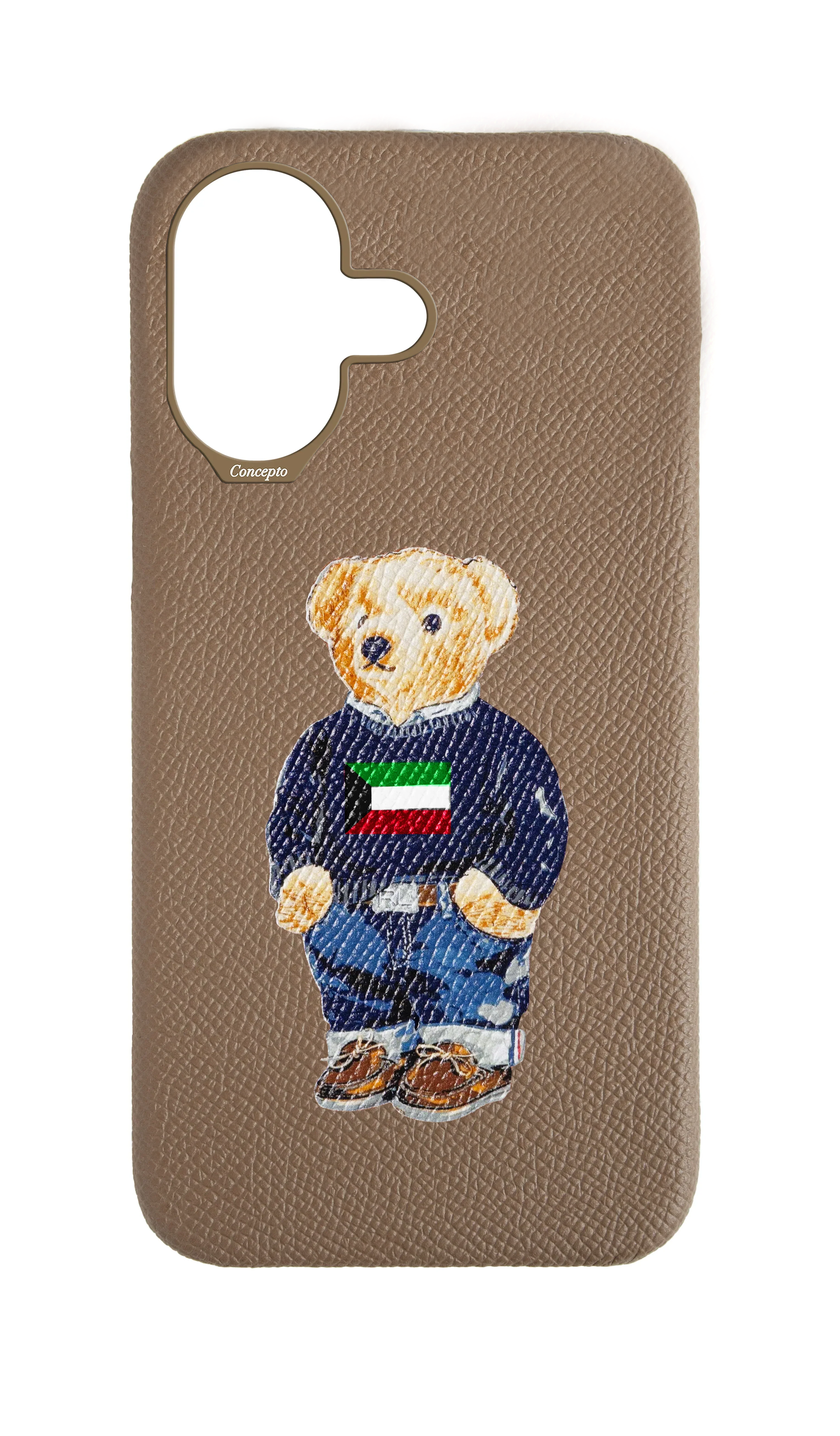 Teddy Taupe Strapless Case (Kuwait)