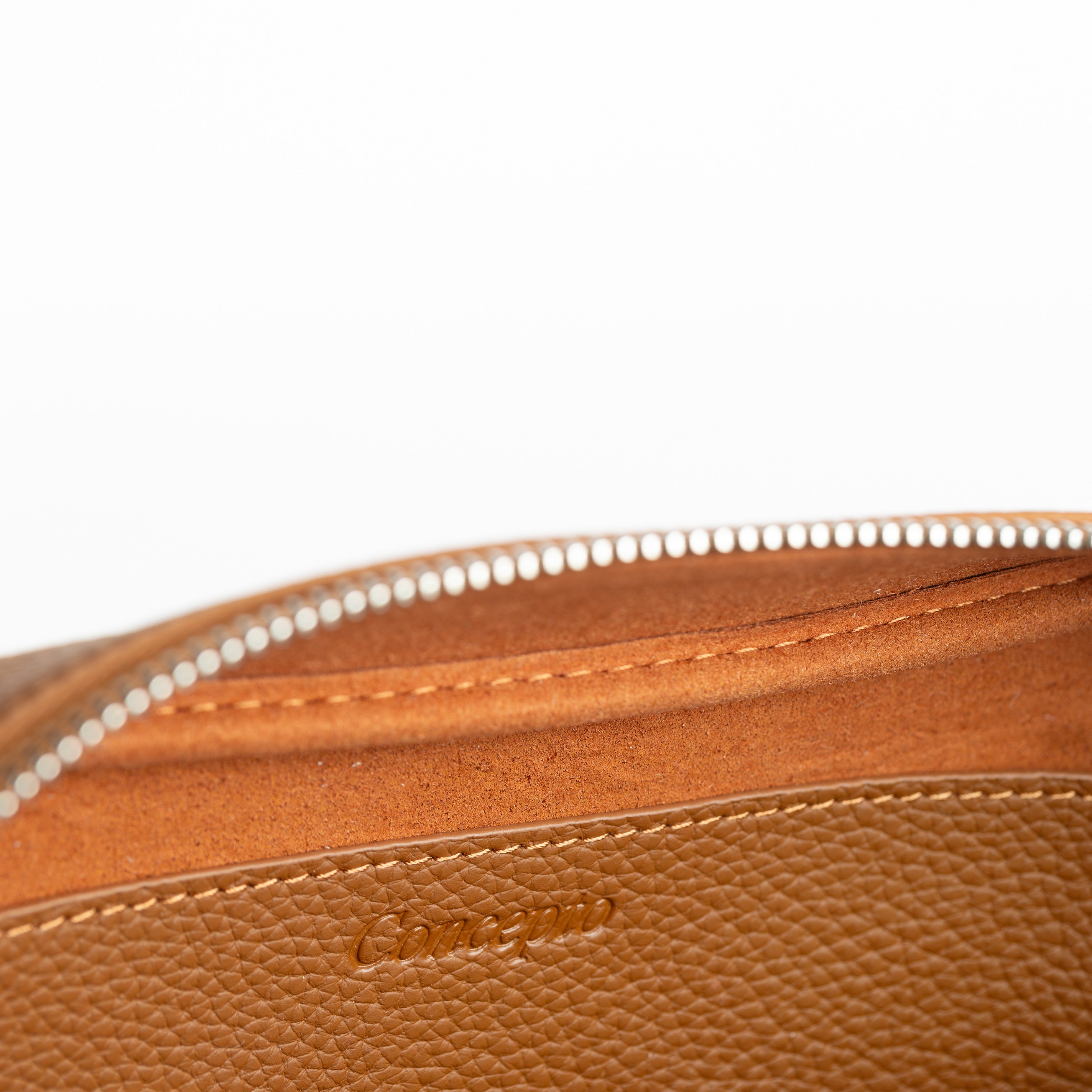 Tan Handcrafted Toiletry Pouch