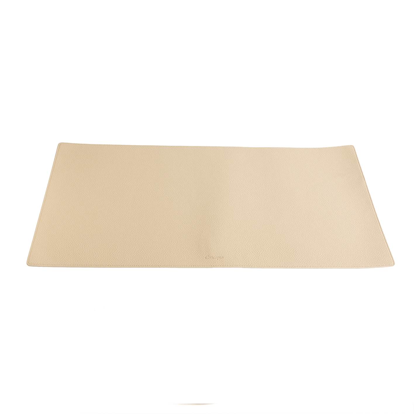 Classic Beige Leather Desk Mat