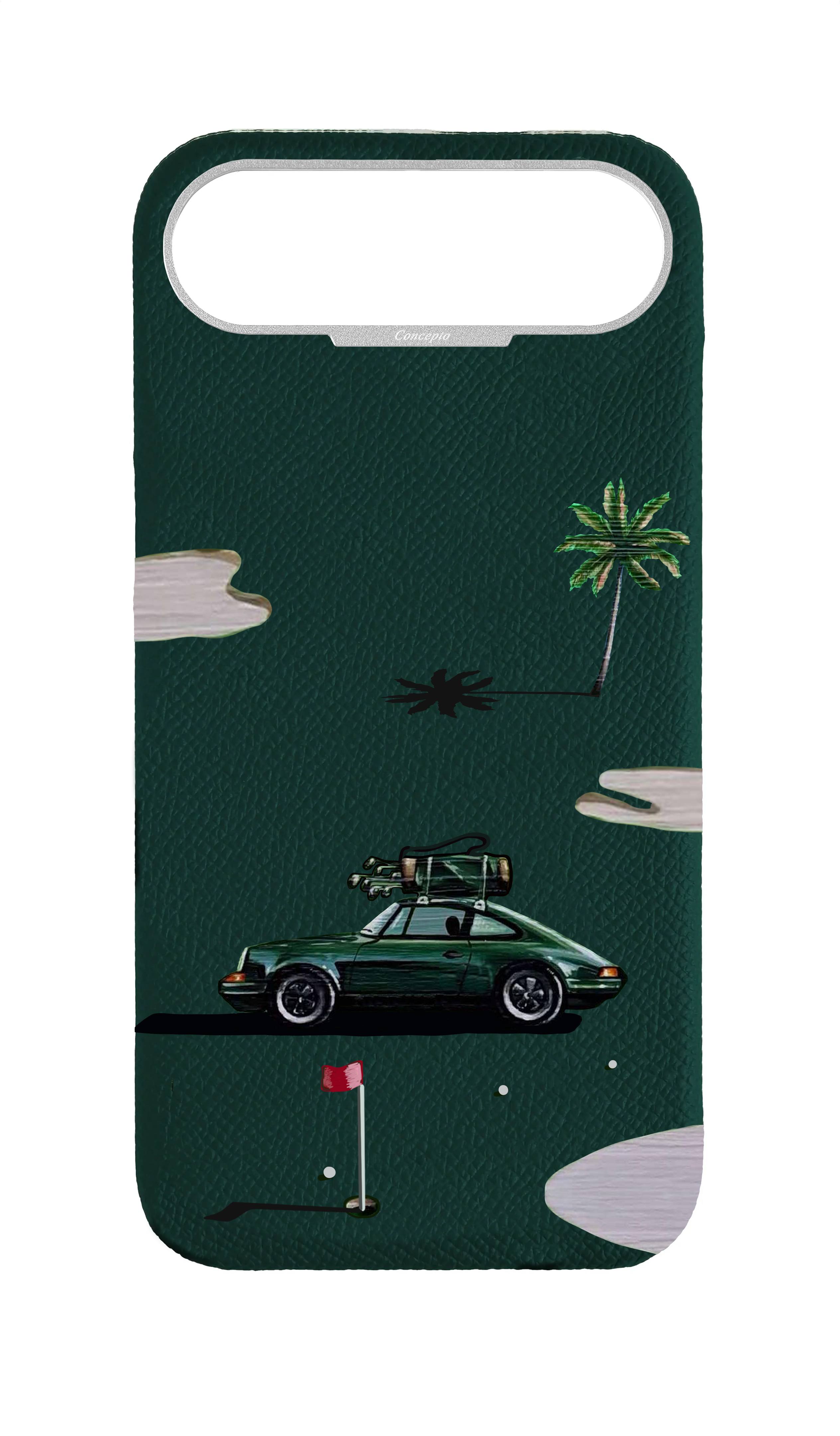 Green Strapless Case - Retro Golf