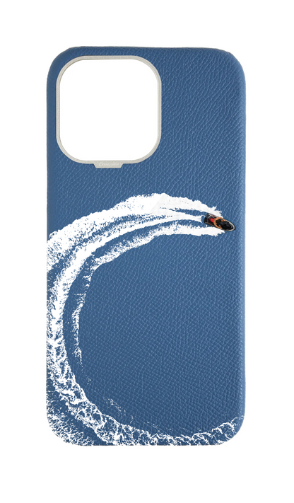 Blue Strapless Epsom Case - Jet Ski